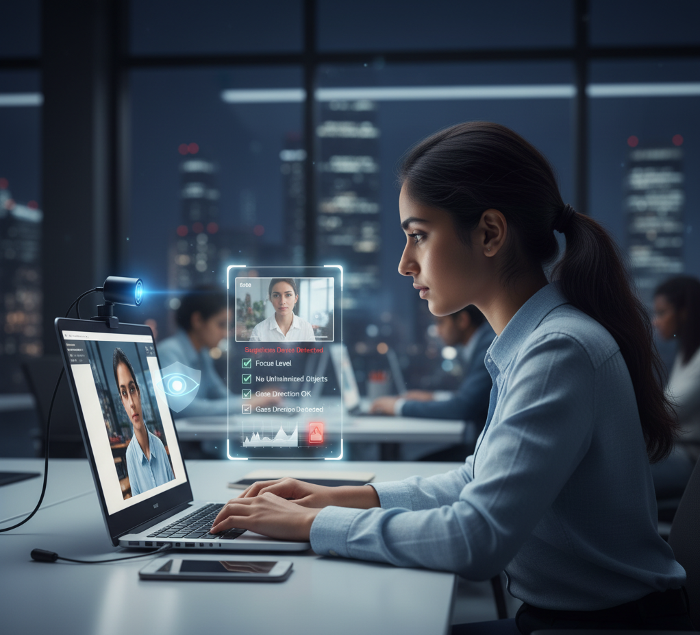 AI Proctoring Software Interface